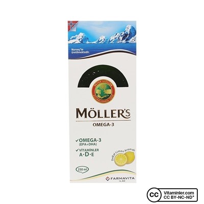 Möller's Omega 3 Масло печени трески 250 мл