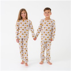 Пижама детская новогодняя KAFTAN Happy Holidays, размер 30 (98-104 см)