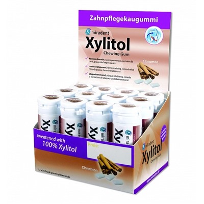 Жевательная резинка miradent Xylitol Корица