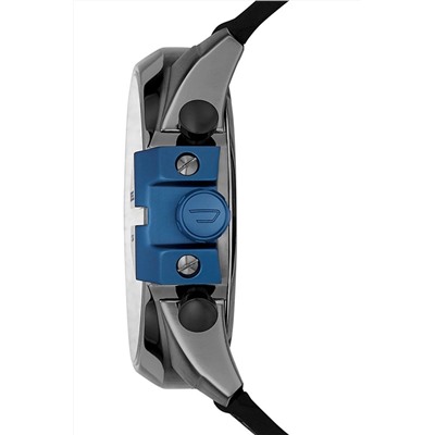 Reloj de cuarzo de silicona y nailon - Cronógrafo - Negro y azul
