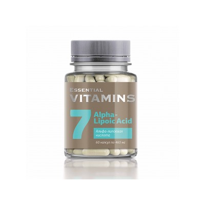 Альфа-липоевая кислота - Essential Vitamins 60капсул