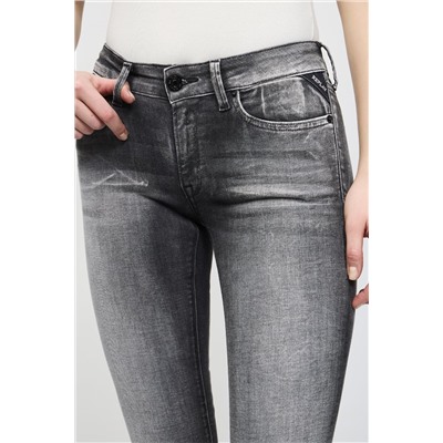 Pantalón skinny fit New Luz - Gris oscuro