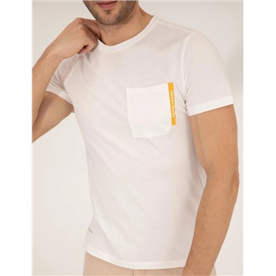 Ekru Slim Fit Pocket Bicycle T -For