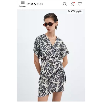 Женское льняное платье  ❤️‍🔥Mang*o