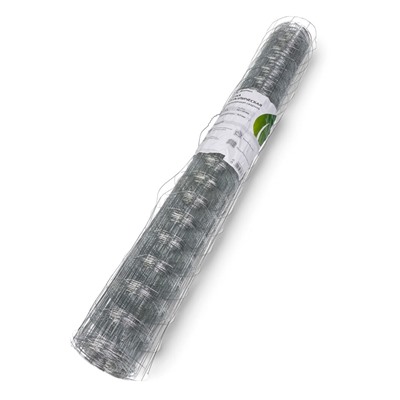 Сетка оцинкованная сварная 1 х 10 м, ячейка 50 х 50 мм, d=0,7 мм, металл Greengo