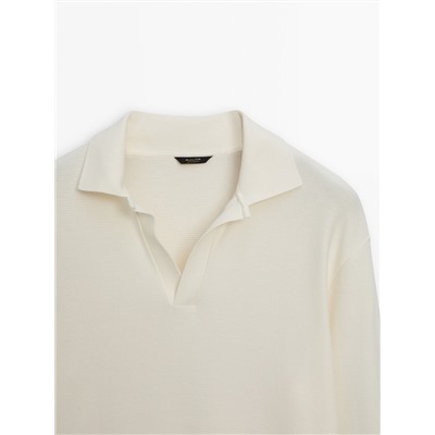Polo estructura mezcla algodón