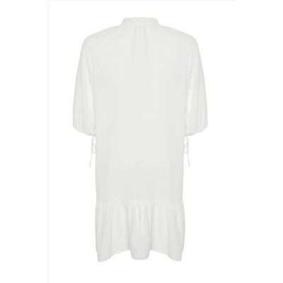 Белая v -neck nip tip the butte detailsed beach press tbbss24ah00100