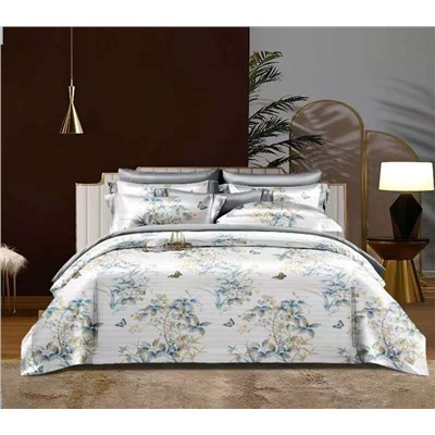 10 цветов Евро Комплект постельного белья  Bella Home STRIPE SATIN Цветной 3D дизайн нужный цвет в комментариях