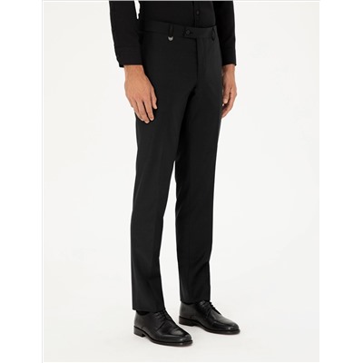 Тканневые брюки Black Slim Fit