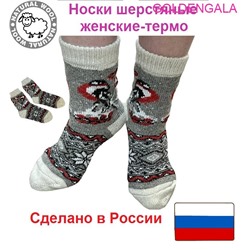 Носки женские шерстяные термо (до -30) 36-40 Арт1