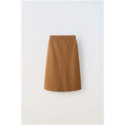 FALDA MIDI PLIEGUE TRUE NEUTRALS