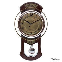 Часы настенные с маятником 26х43 см / F2875 /уп 10/