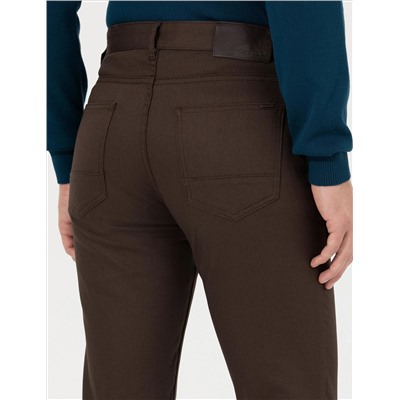 Brown Slim Fit Canvas Bloys