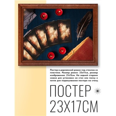 POSG-0038 Постер в рамке 23x17см Гадание