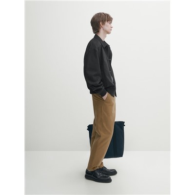 Pantalón chino sarga jogger fit