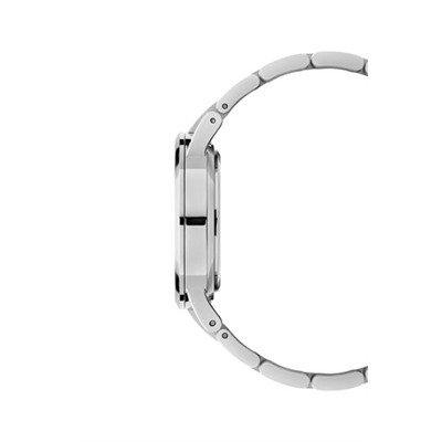 Reloj de cuarzo de acero Iconic Link - Plateado