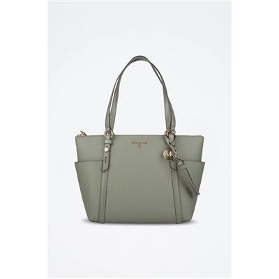Bolso de piel - Caqui
