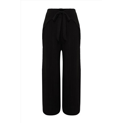 Black плюша пляжные брюки Tbess24pl00012