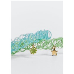 Pack 2 chokers colgante -  Niña | MANGO OUTLET España