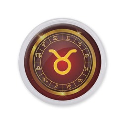 MAF0301 Акриловый магнит  Знаки Зодиака - Телец