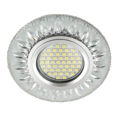 Нарушена упаковка.   Встраиваемый светильник с подсветкой Fametto Luciole DLS-L141 Gu5.3 Glassy/Clear UL-00003877 DLS-L141 GU5.3 GLASSY/CLEAR