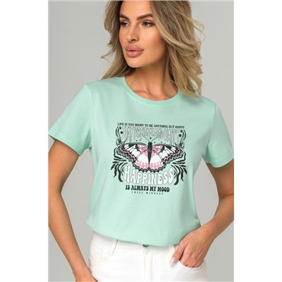 Женская хлопковая футболка Happyfox