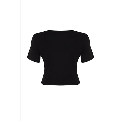 Футболка Black Crop Bike Thitting Big Size TBBSS22ST2107