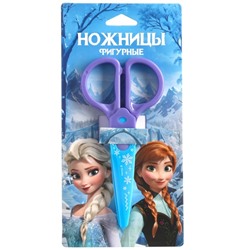 Ножницы фигурные пластиковые, 12.5 см, «Холодное сердце»