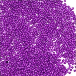 Бисер G 12/0 цв.фиолетовый Y06 матовый/ уп.450г/ фас.1уп.