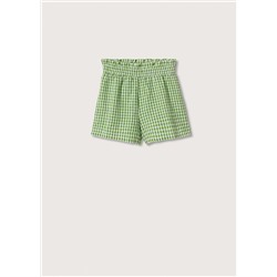 Short cuadros vichy -  Niña | MANGO OUTLET España