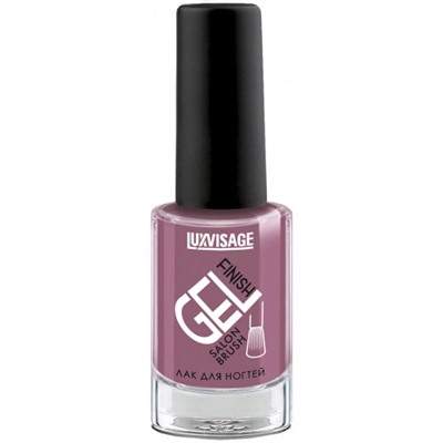 Лак для ногтей LuxVisage Gel finish, тон 23 - Сливово-розовый