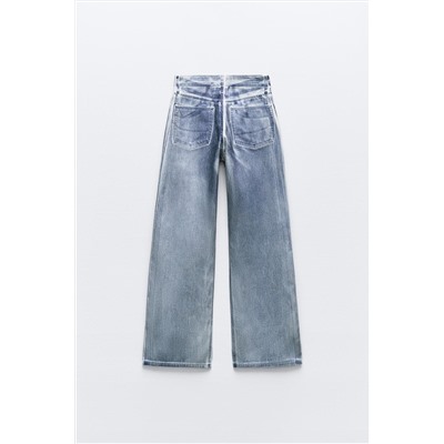 JEANS LOOSE TRF FOIL TIRO MEDIO