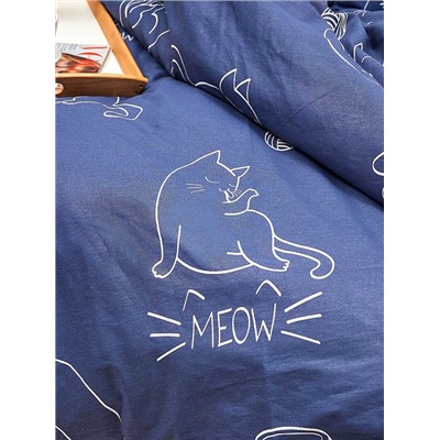 Пододеяльник бязь (молния) / Котики