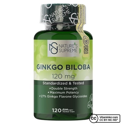 Nature's Supreme Гинкго Билоба 120 мг 120 капсул