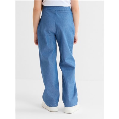 Джинсы для девочки MINAKU: Jeans collection, цвет голубой, рост 134 см