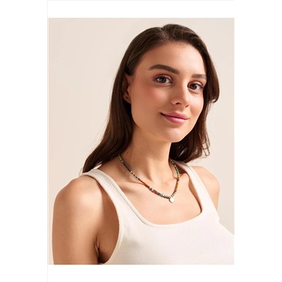 Колье-цепочка из смешанного бисера 21Y06Necklace018