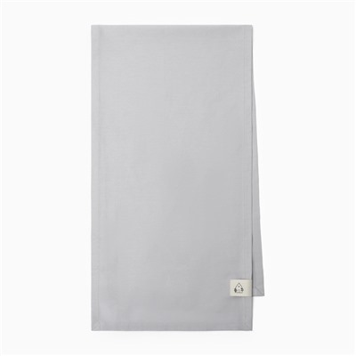 Дорожка на стол Этель Home 40×146 см, светло-серая, 100% хлопок, саржа 190 г/м²