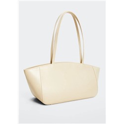 Bolso alargado doble asa -  Mujer | MANGO OUTLET España