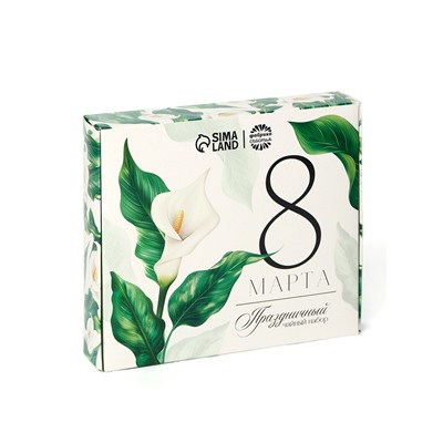Чай подарочный «8 Марта», 20 г + 12 п