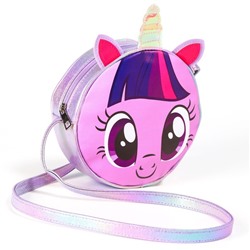 Сумка детская "Искорка. Пони", My little Pony, сиреневая блестящая