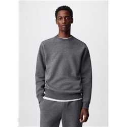 Sudadera felpa algodón -  Hombre | MANGO OUTLET España
