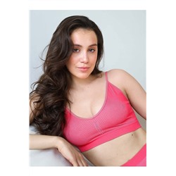 Топ женский pink/bianco (розовый/белый)
