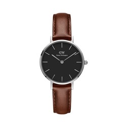 Reloj de cuarzo de piel Petite St Mawes - Marrón y plateado
