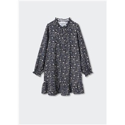 Vestido estampado floral -  Niña | MANGO OUTLET España