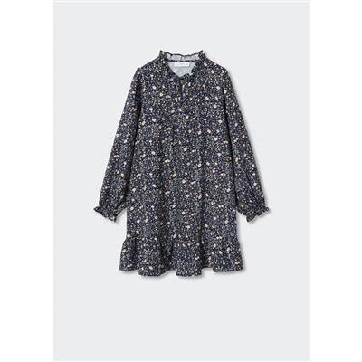 Vestido estampado floral -  Niña | MANGO OUTLET España