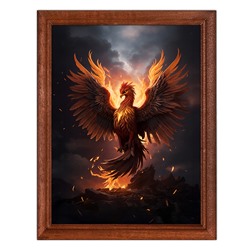 POSV-0463 Постер в рамке 17x23см Феникс