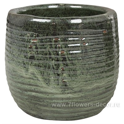 Кашпо керамика Nobilis Marco "Jade Jar", D21хH19 см