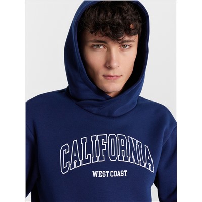 Спортивный костюм мужской синий с надписью "California West coast"