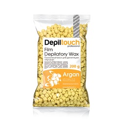 Воск для депиляции пленочный с маслом арганы, 200 гр, бренд - Depiltouch Professional