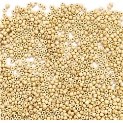 Бисер G 12/0 цв.бледно-бежевый матовый K32/ уп.450г/ фас.1уп.
